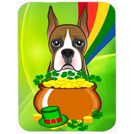 SKILLEDPOWER Boxer St. Patricks Day Mouse Pad; Hot Pad or Trivet SK253911